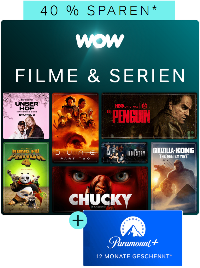 WOW Angebot 3 - Serien Filme Jahresticket