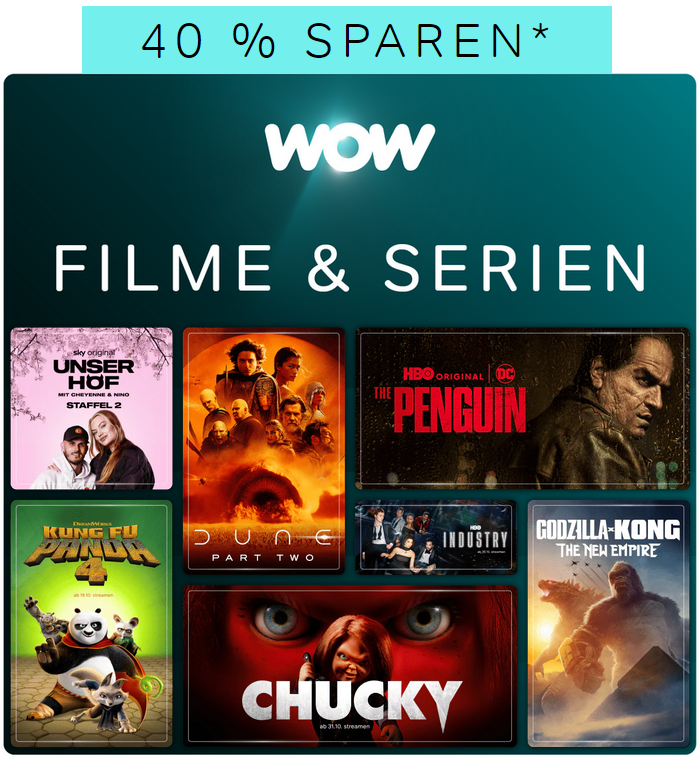 WOW Angebot 3 - Serien Filme Jahresticket